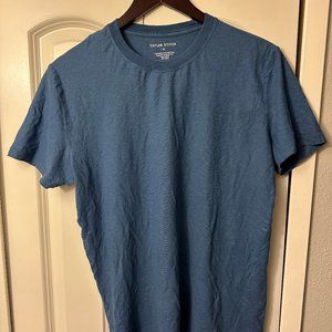 Taylor Stitch | The Cotton Hemp Tee | Color: Steel Blue | Size: 40 (M)